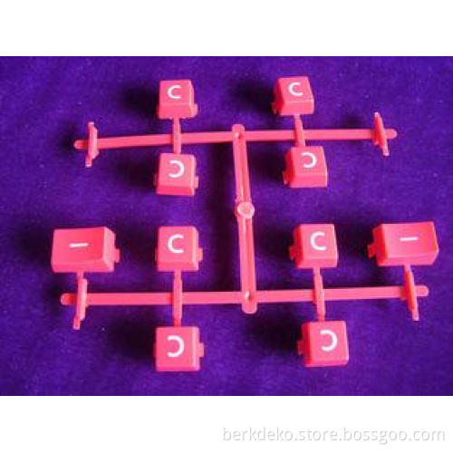 2k Mold of Rubber Push-button Injection Two Shot Molding Ov